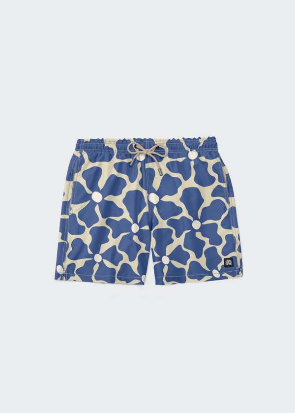 SPRING IN BLUE SWIM SHORT