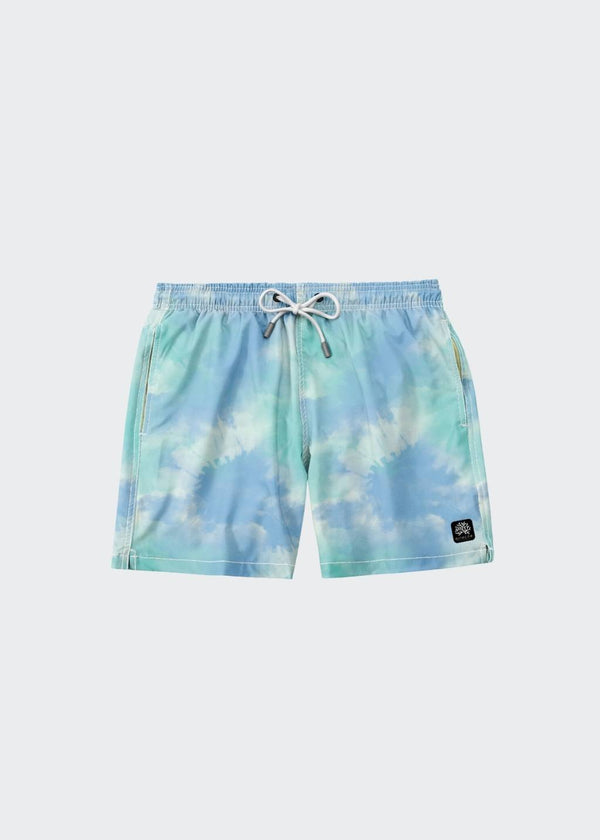 MINTY OCEAN TIE DYE SWIM SHORT