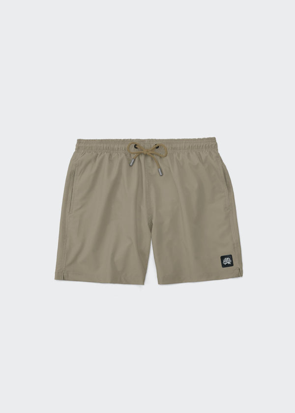 BEIGE SWIM SHORT
