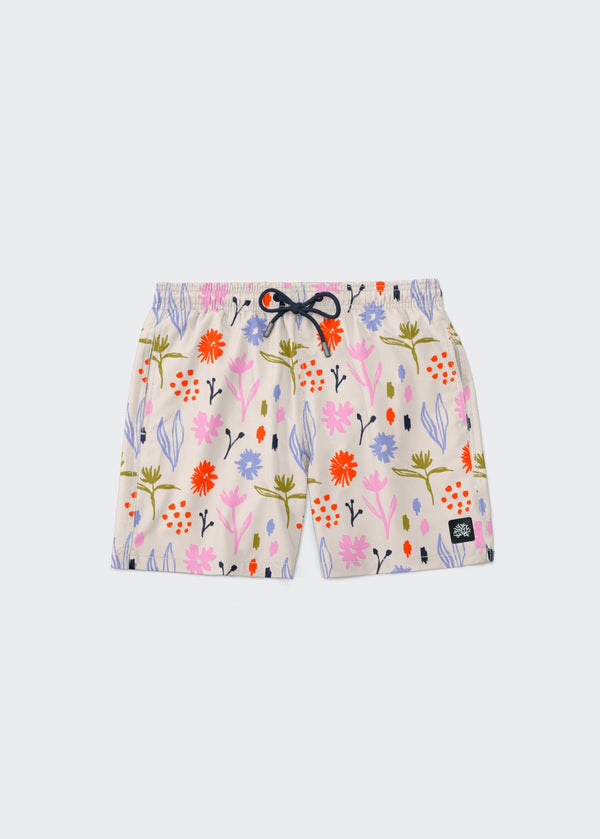 COLORFUL FLOWERS SWIM SHORT
