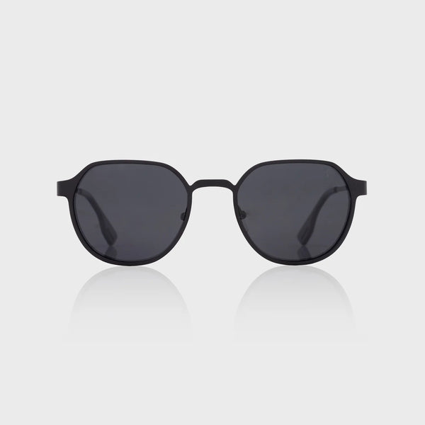 FREEPORT STEEL BLACK SUNGLASSES