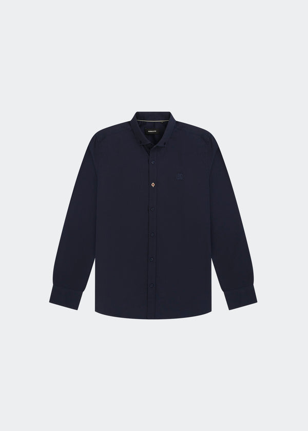NAVY LONG SLEEVE SAUCO SHIRT