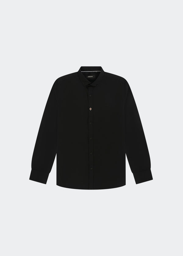 BLACK LONG SLEEVE SAUCO SHIRT