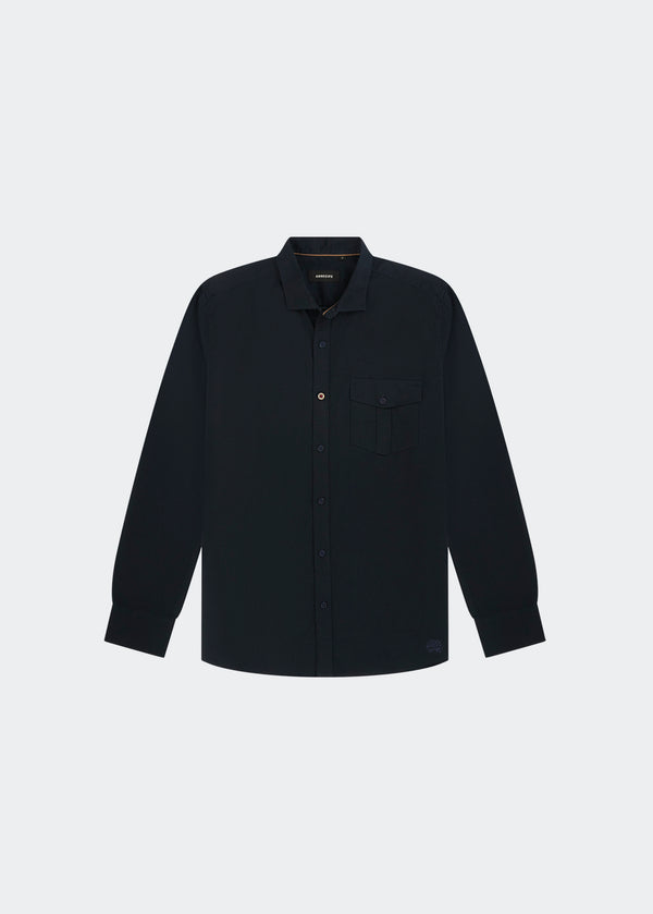 NAVY LONG SLEEVE PRAGA SHIRT