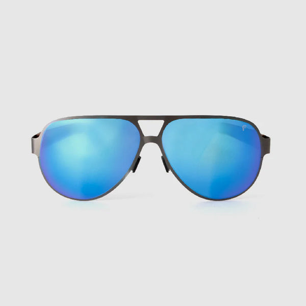 KAVELI STEEL TEAK BLUE SUNGLASSES