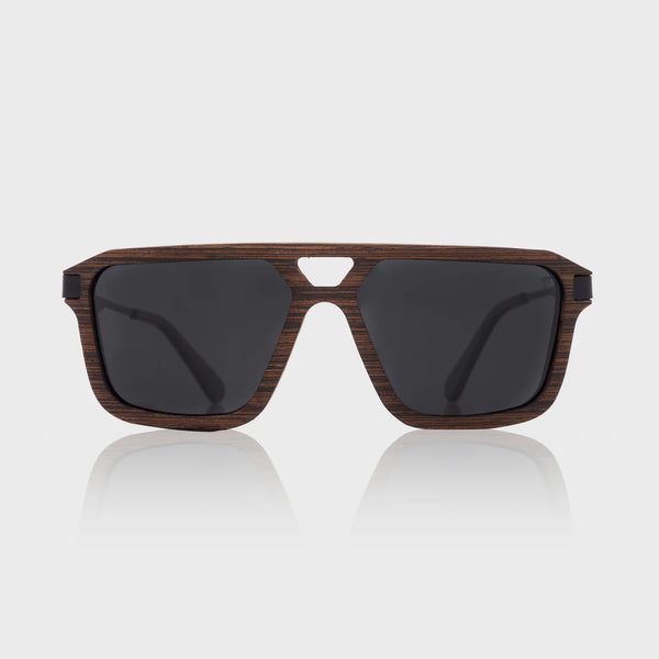 LEGEND WENGUE WOOD BLACK SUNGLASSES