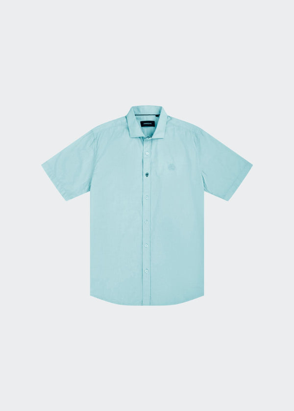 LIGHT GREEN SHORT SLEEVE OMAN SHIRT