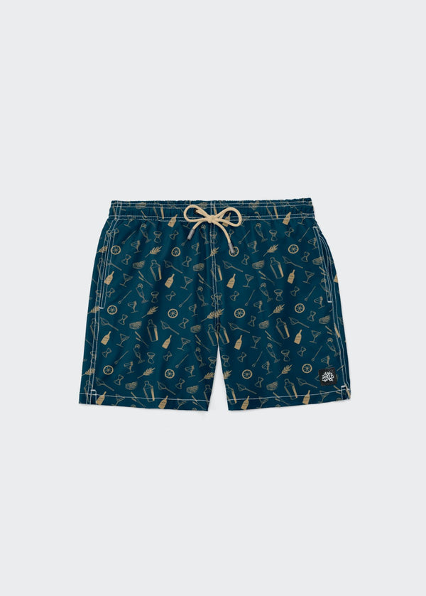 ON THE ROCKS SWIM SHORT