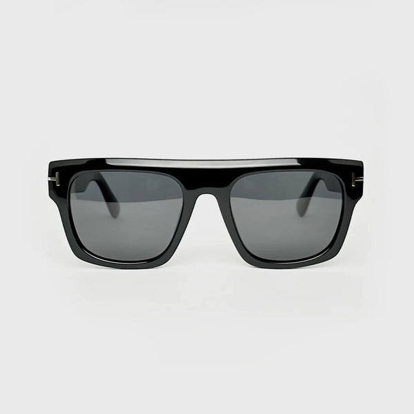 STEREO BLACK ACETATE SUNGLASSES